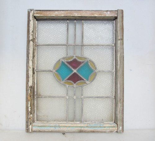 Antique stained glass window - antique,