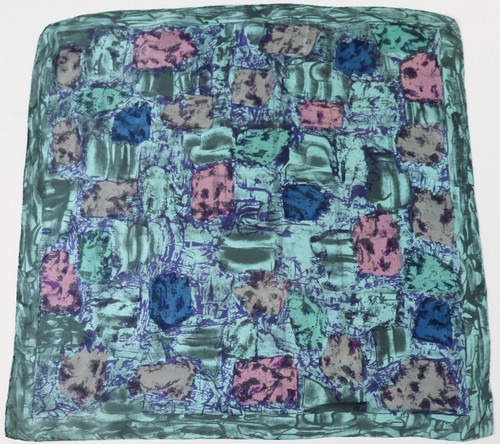 Vintage 1960s silk scarf - silk,