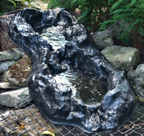 Pond waterfall garden water - garden,