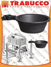 Bacinella Trabucco in PVC con cerchio in alluminio e adattatori