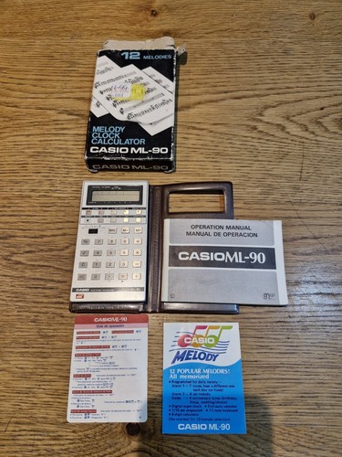 Casio melody clock calculator - melody,