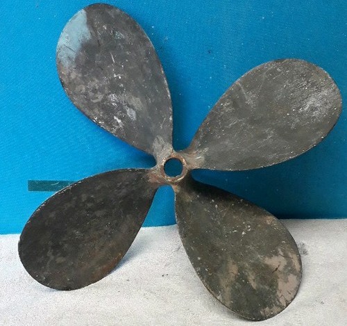 Antique blade bronze boat - bronze,