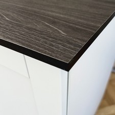 SALE BLACK OAK Compact Laminate Solid Core Worktop Kitchen Garden Bathroom Bar