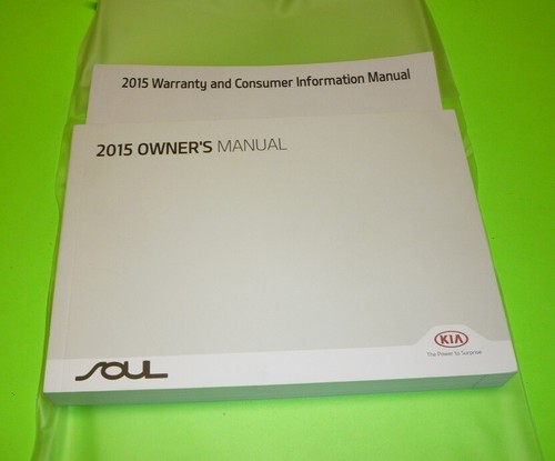 2015 kia soul - owners, manual
