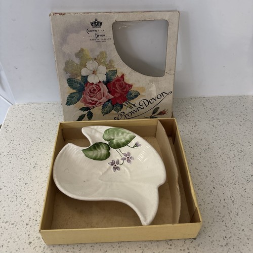 Vintage crown devon leaf - vintage,