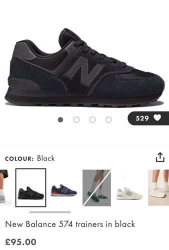 New balance 574 - balance, mono