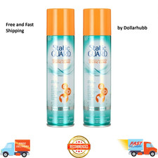 Static Guard Fresh Linen Scent Spray, Safe for All Fabric Types, 5.5 Oz (2 Pack)