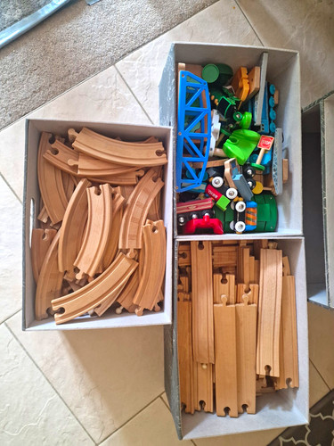 Brio wooden railway track - brio,