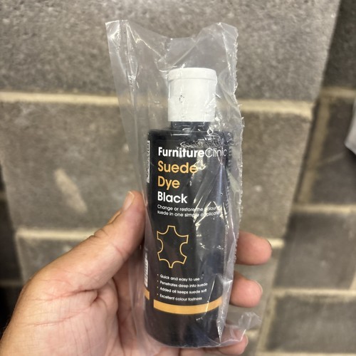 Suede dye 125ml black - suede,