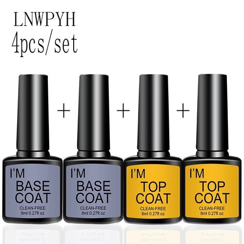 4pcs gel nail - 4pcs, base