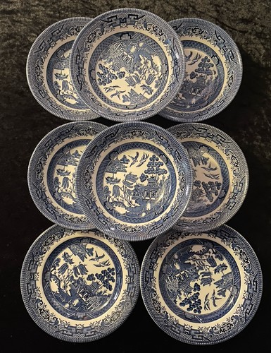 Churchill blue willow - blue, pattern