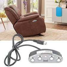 5 Button Lift Chair Control Switches with USB Charging Power Recliner Controller