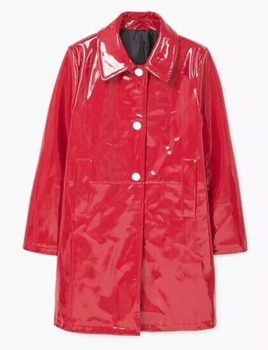 Women trench vinyl shiny - trench,