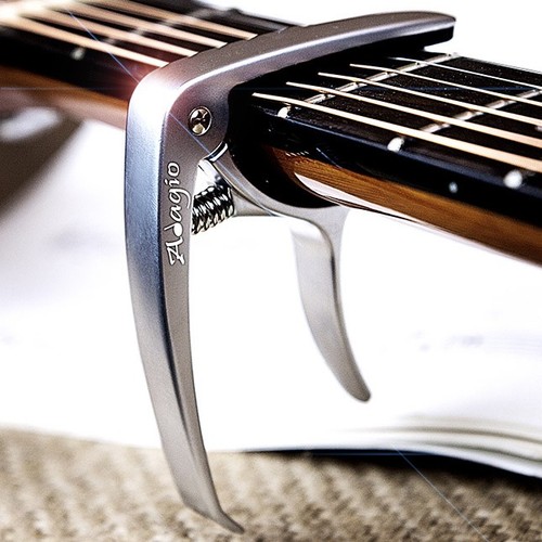 Adagio pro silver capo grip - silver,