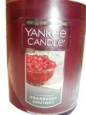 Yankee Candle * CRANBERRY CHUTNEY * Large 22oz * 2 Wicks Retired #1123208