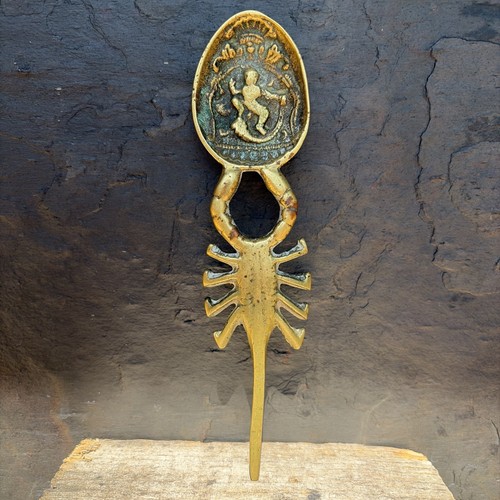 Antique brass hindu scorpion - hindu,