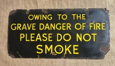 Original Vintage Enamel Sign. 60 x 30cm. Rare