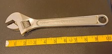 Vintage Craftsman 10" Inch Adjustable Wrench USA 44604