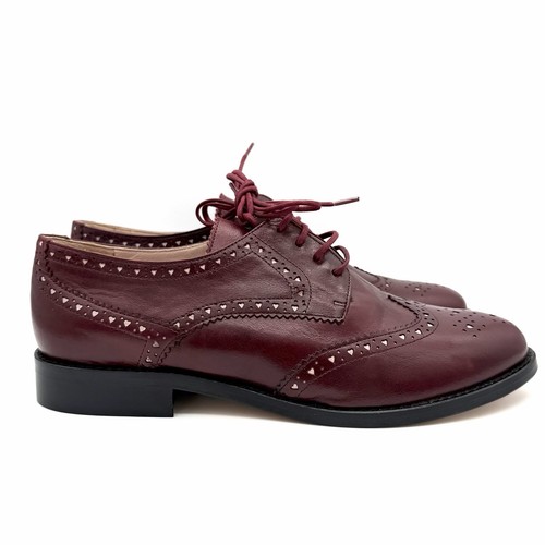 Miss fire burgundy leather - fire,