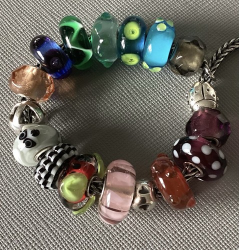 Trollbeads glass and - trollbeads, 17