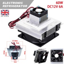 12V 6A Thermoelectric Peltier Refrigeration Cooling System Kit with Cooler Fan
