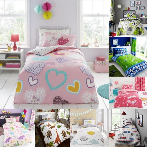 Kids single bed bedding set - bed,