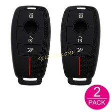 2Pcs Silicone Key Fob Case