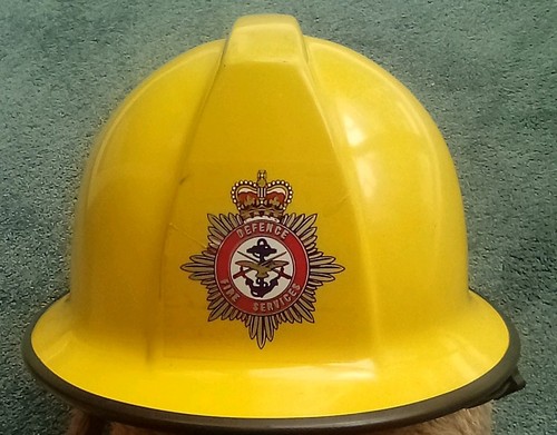 Firefighter helmet with neck - firefighter,