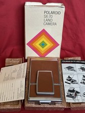 Vintage Polaroid SX-70 Land Camera Original Box Film Tested