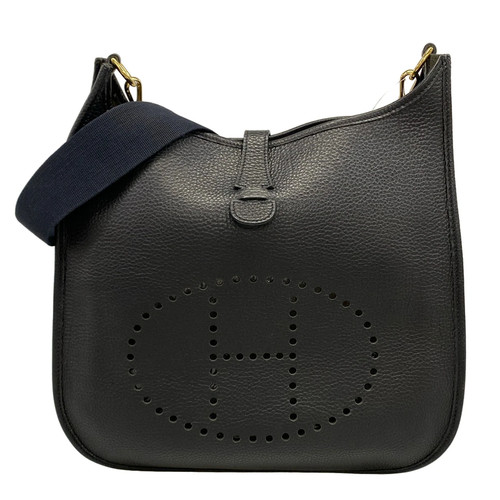 Hermes evelyne black togo - black,