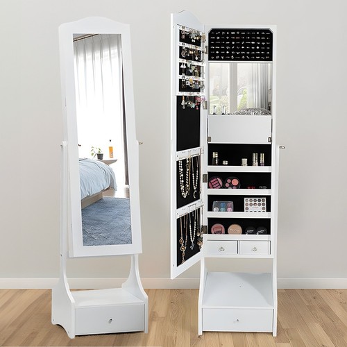 Standing led mirror - standing, jewelry