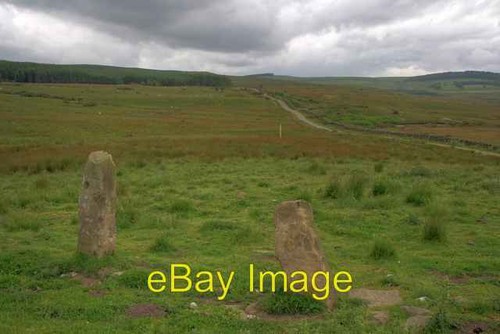 Photo 6x4 pair stone gate - photo,