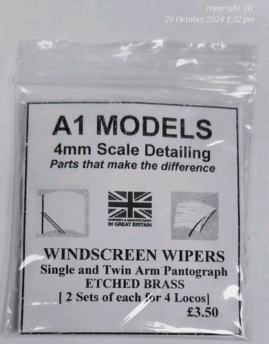 4mm scale single twin arm - 4mm,