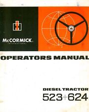 International Tractor 523 & 624 Operators Manual