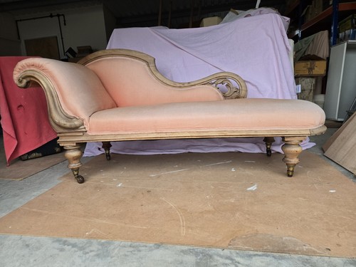 Victorian chaise longue - victorian,