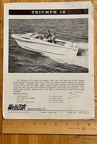 Vintage wellcraft triumph - triumph, 18