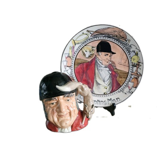 Royal doulton fox hunting set - doulton,