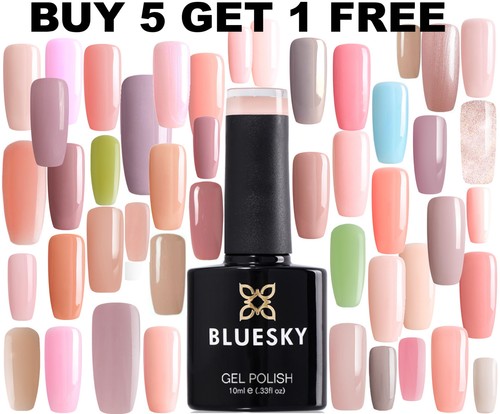 Bluesky gel nail polish nude - nail,