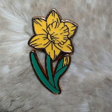 Daffodil Flower Plant Badge