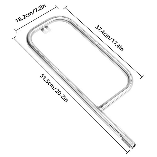 Replacement burner tube for - tube,