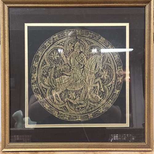 Vtg framed brass - vtg,