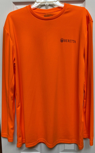Beretta orange long sleeve - beretta,