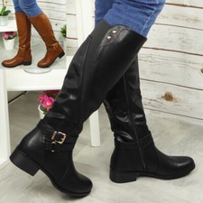 Womens High Knee Boot Ladies