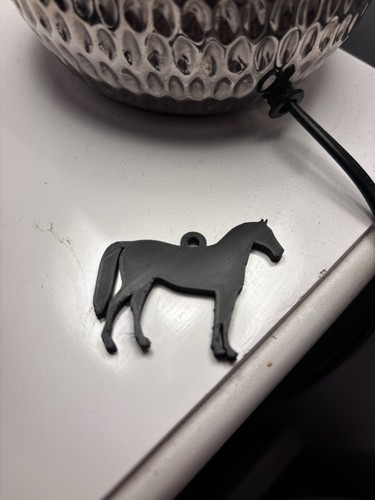 Horse keyring printed - keyring,