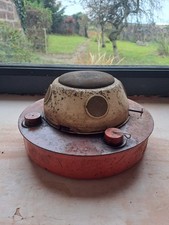 Vintage UFO Style Heater Oil Kerosene Lamp  Made in England