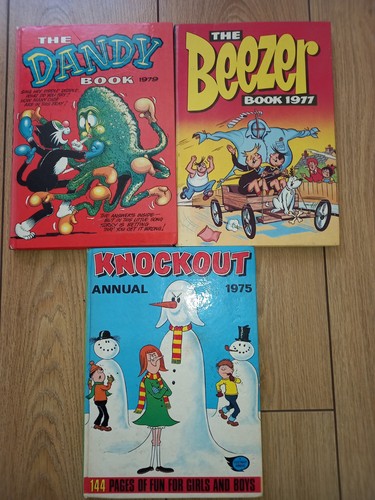 Vintage 1970s comic annuals 3 - comic,