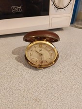 Coral Travel Alarm Clock 1960s Vintage