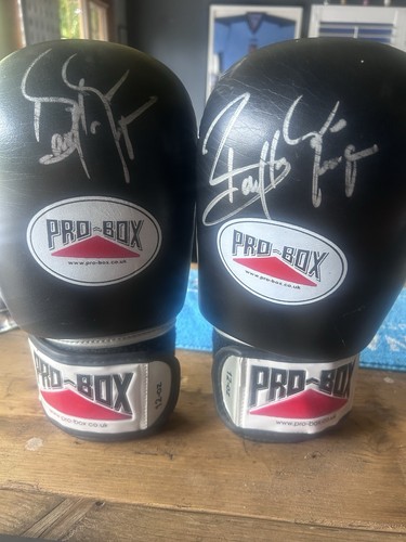 Barry mcguigan pair signed - barry,
