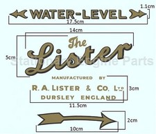 Lister D, DK & F Stationary
