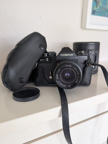 Cosina black 35mm - black, film
